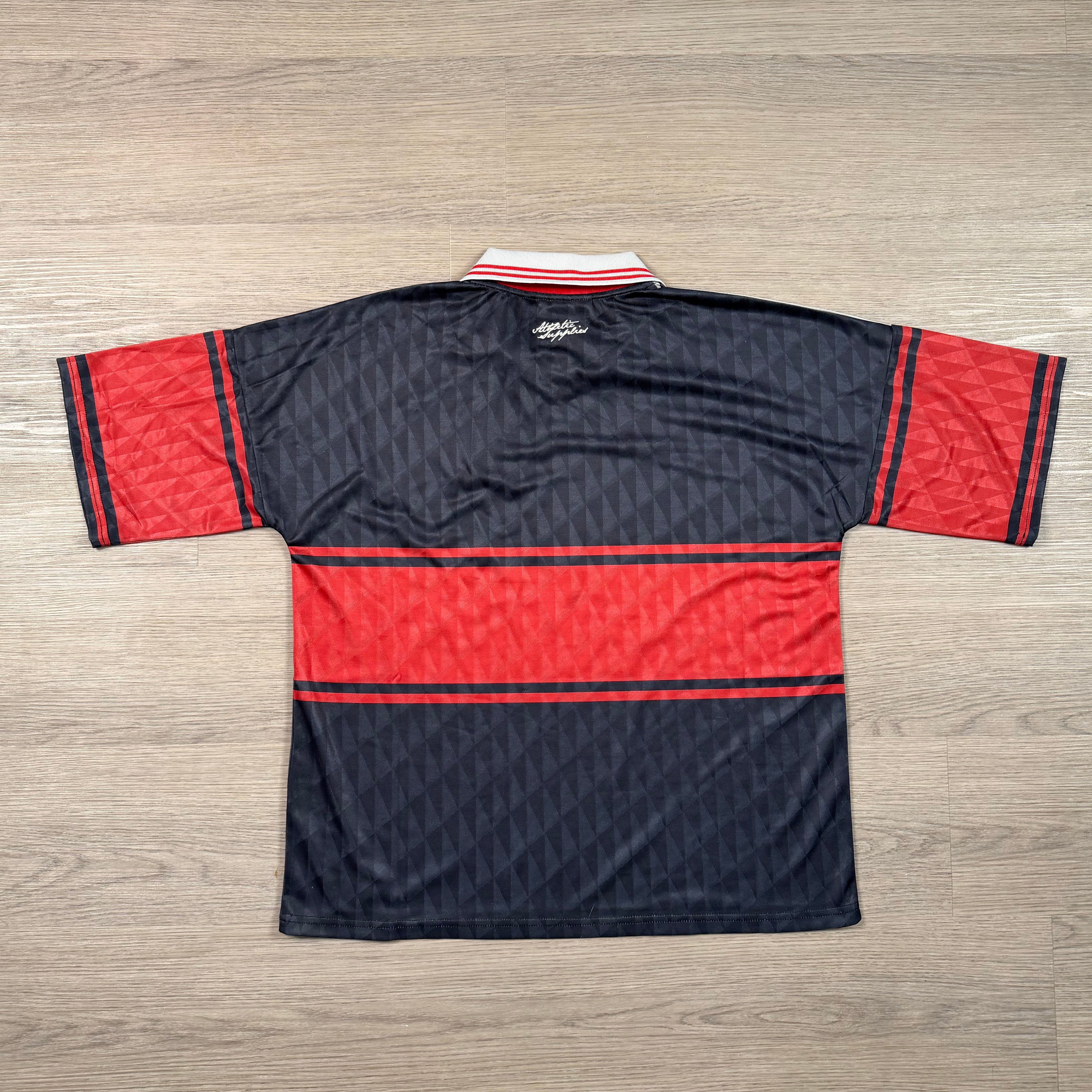 Red Basler Collared Football Shirt