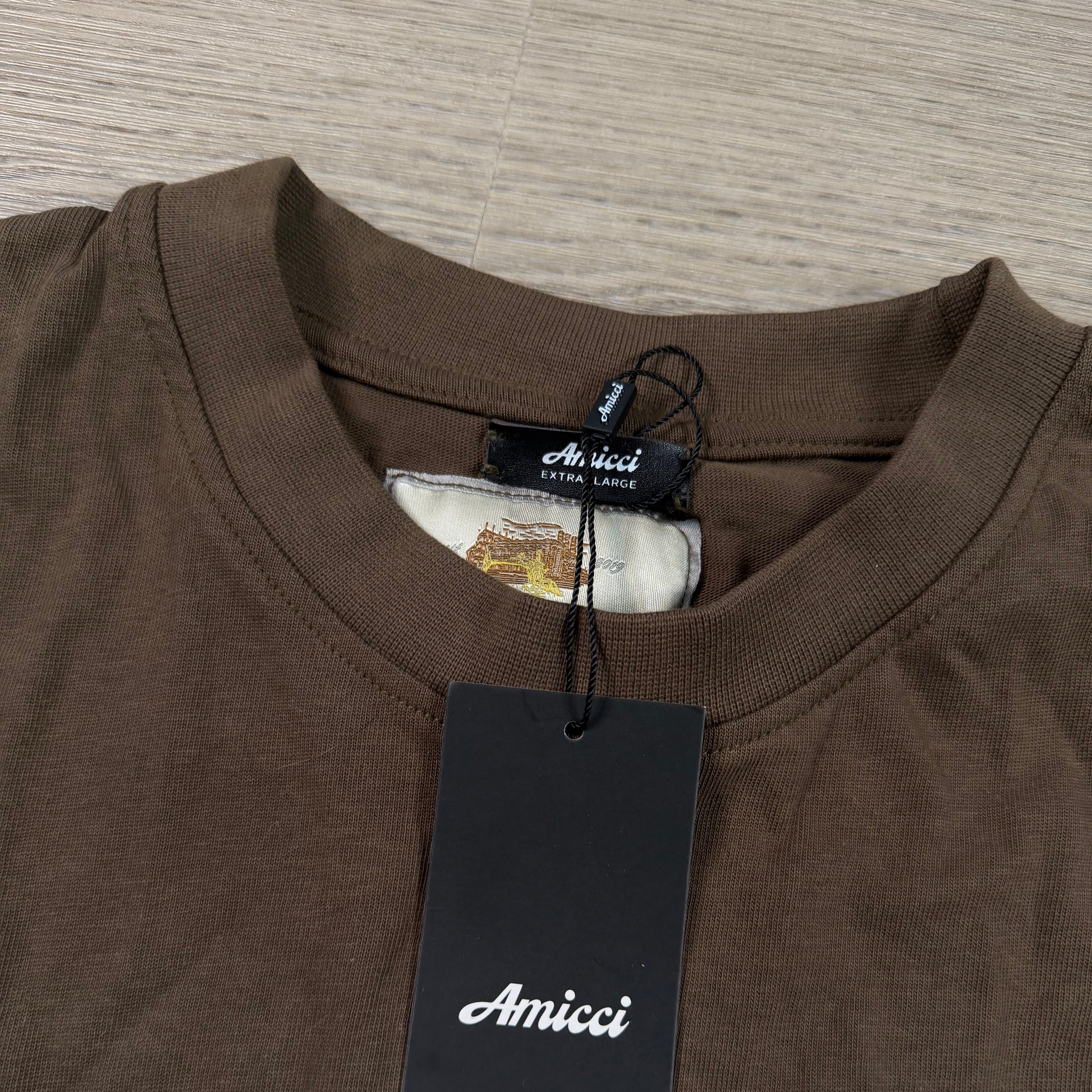 Brown Graphic Sleeveless Tee