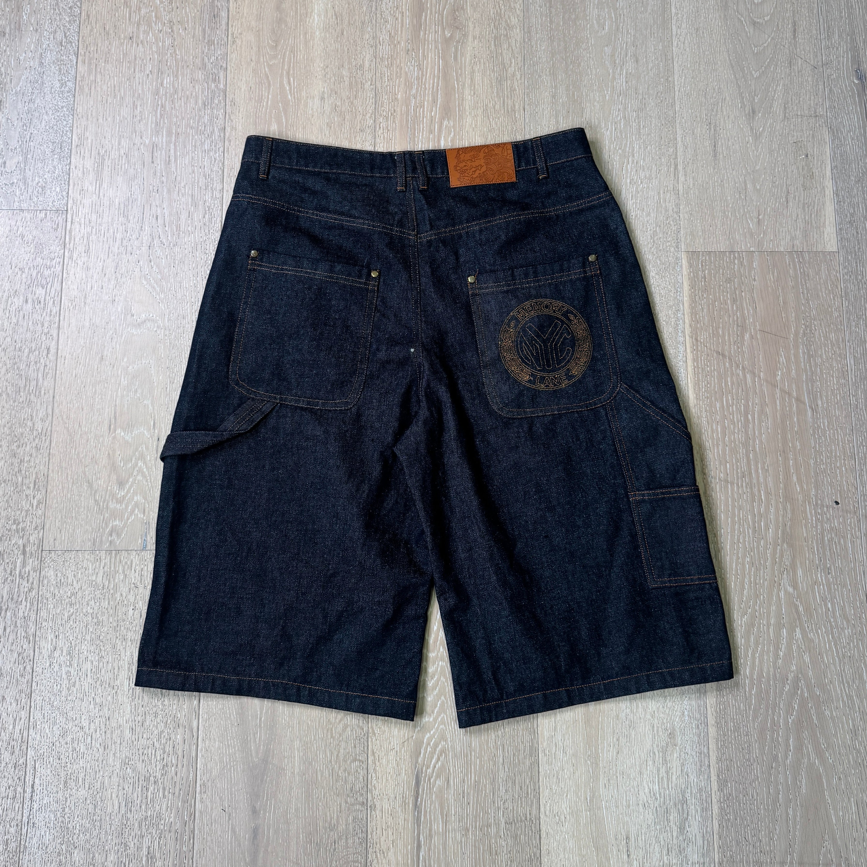 Memory Lane Park Embroided Jorts