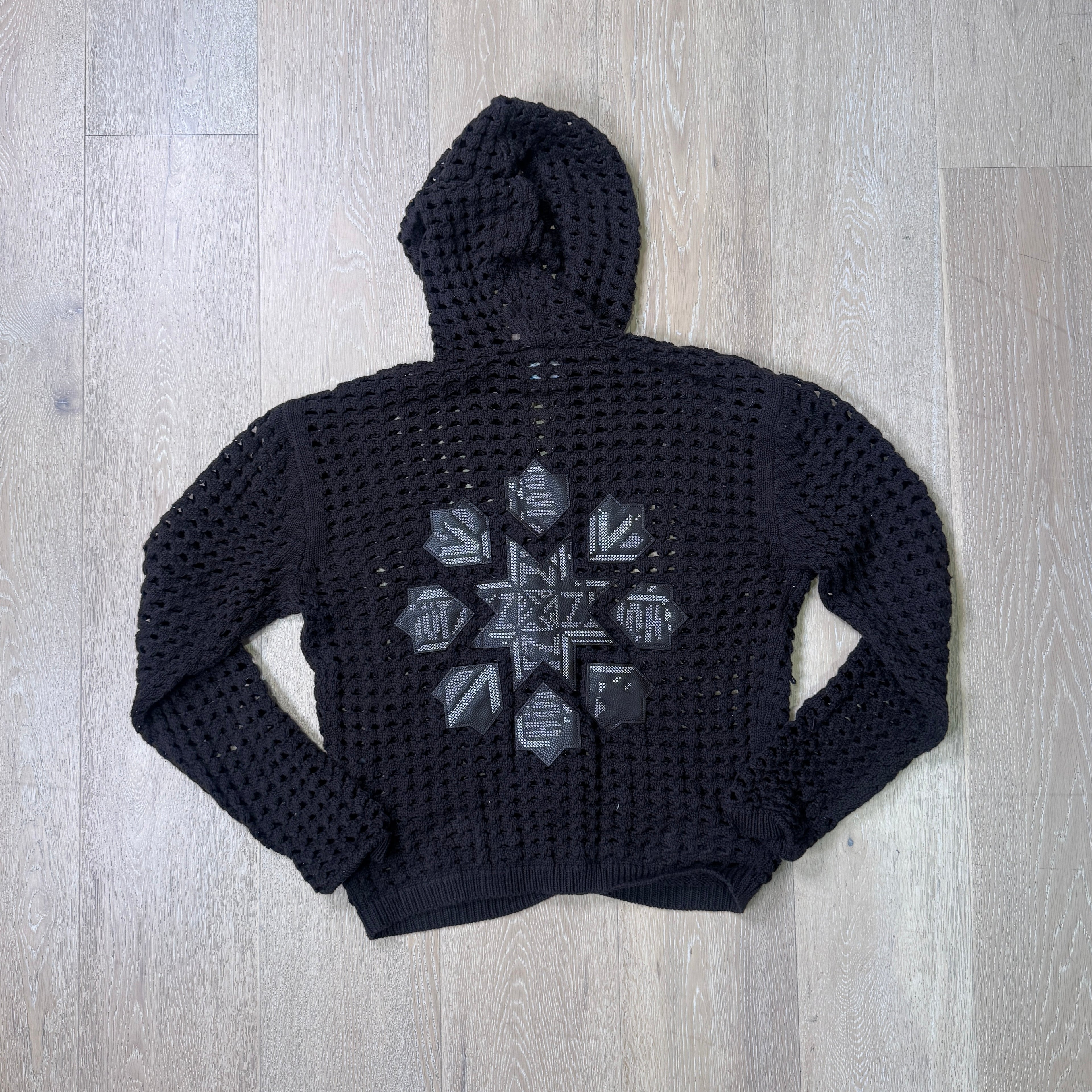 Derschuetze Brown Mesh Zip Up