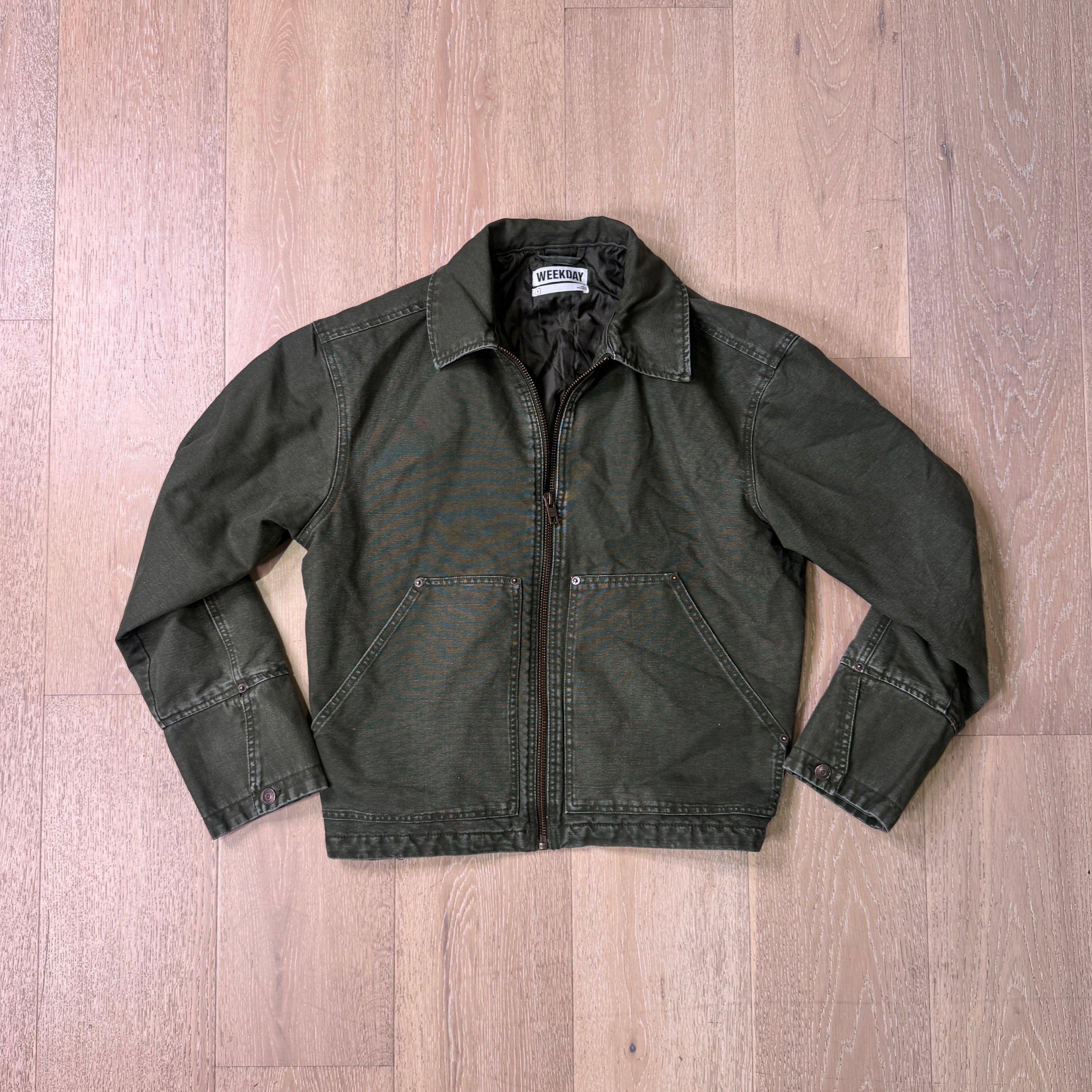 Weekday Green Utility Jacket