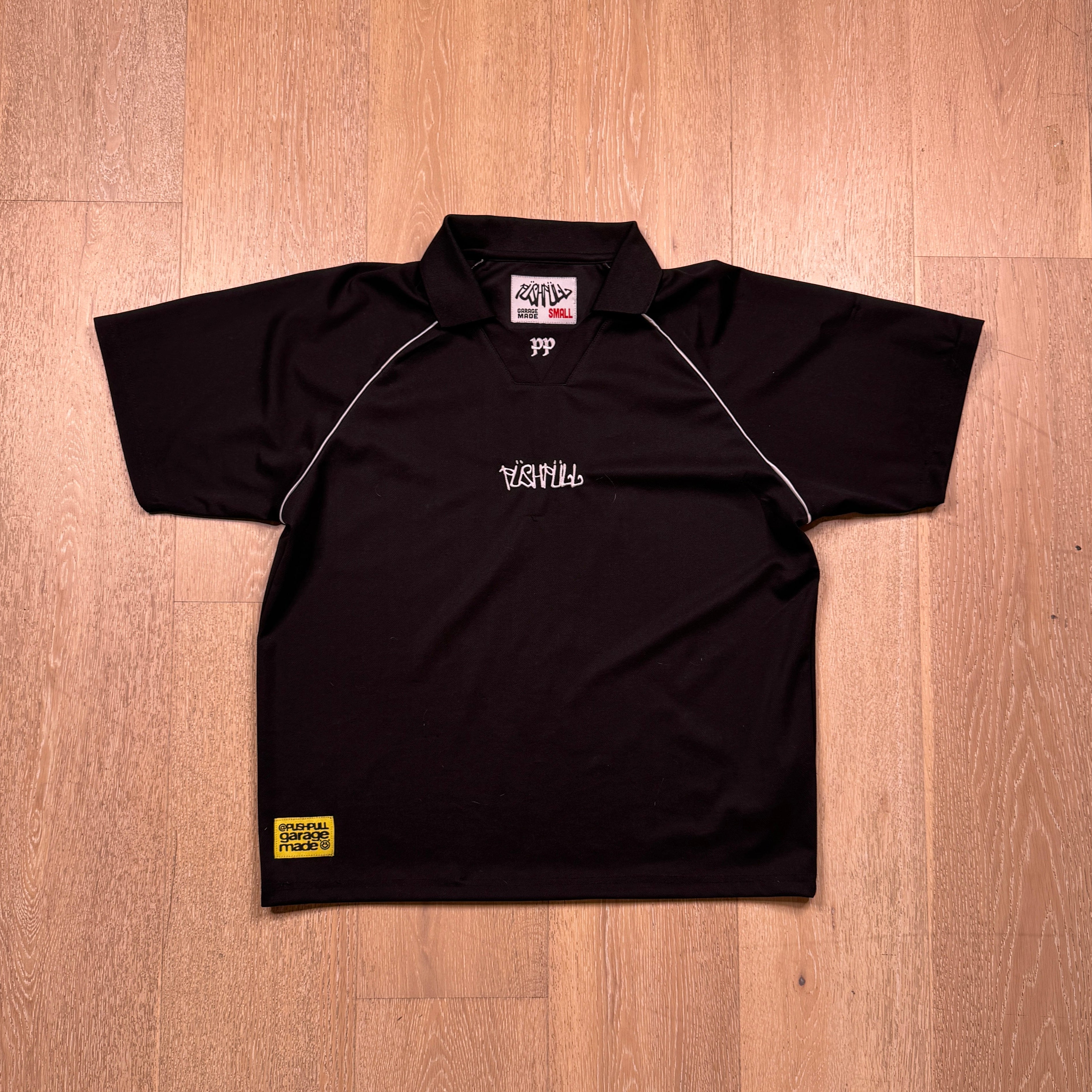 PushPull Black Soccer Jersey