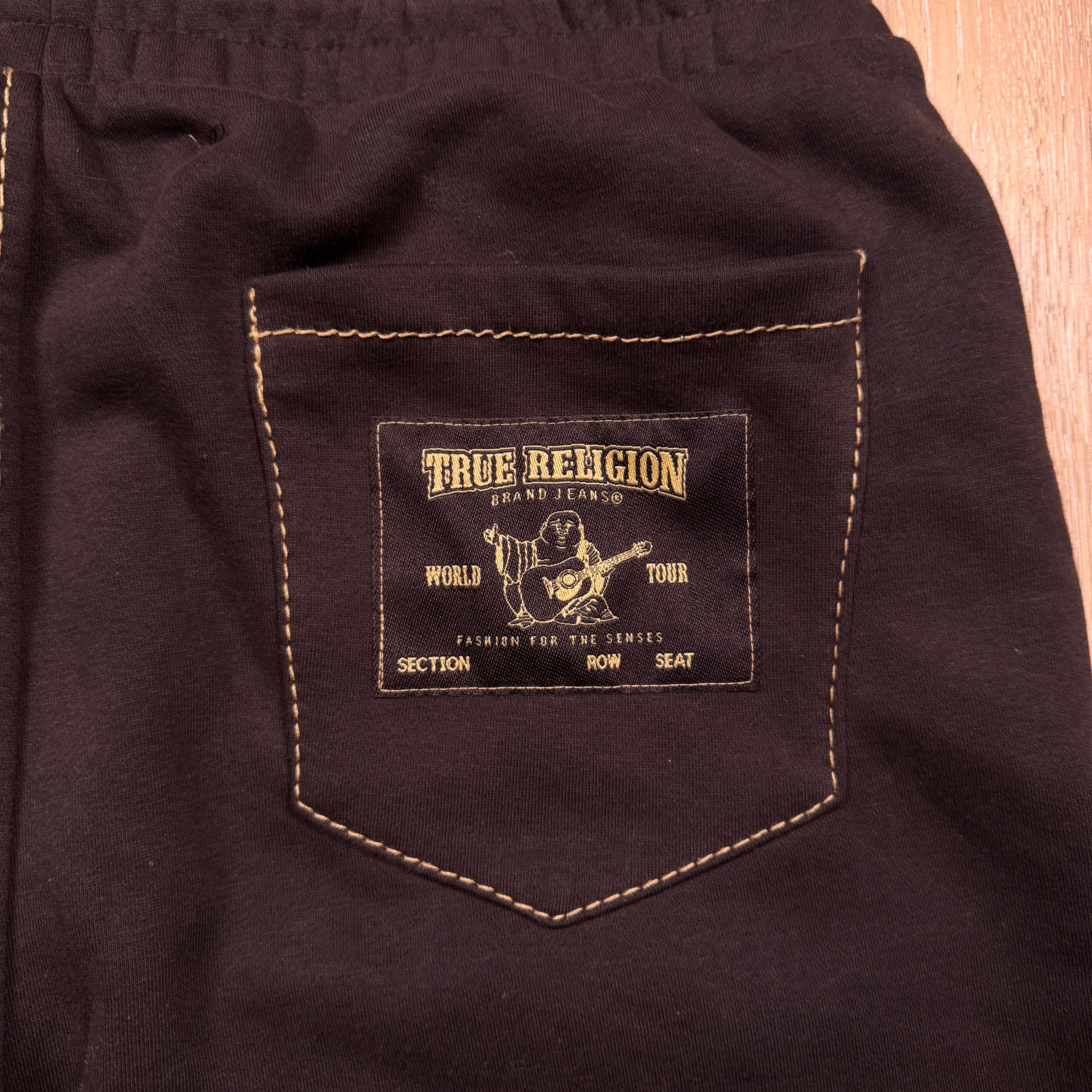 Brown True Religion Sweats
