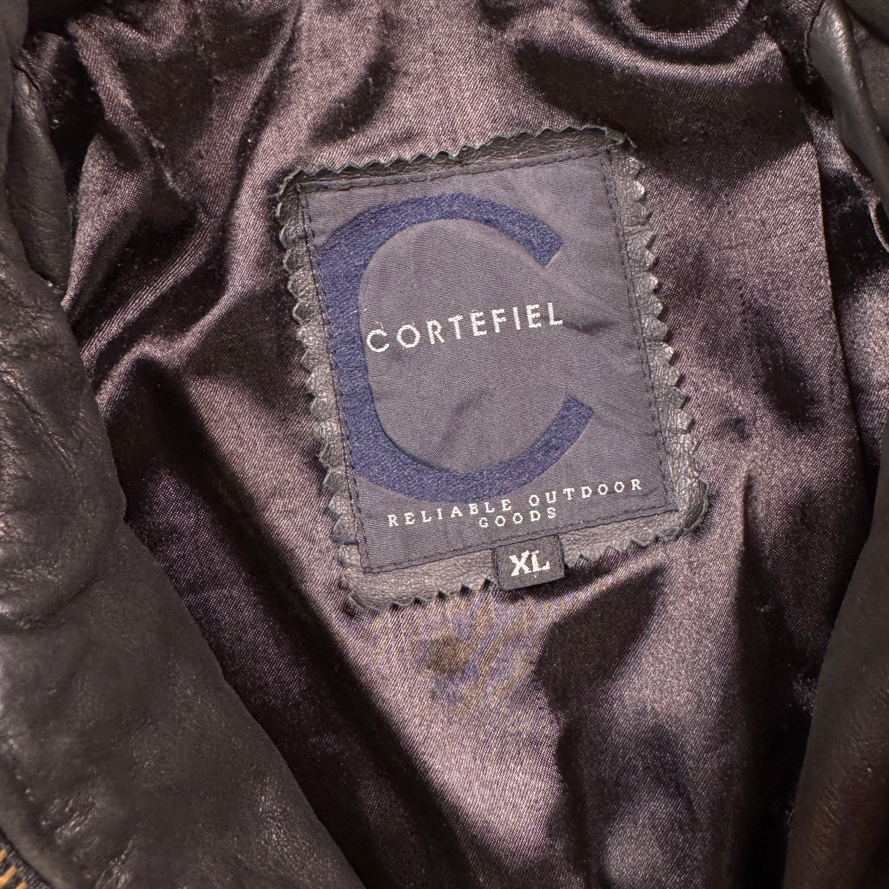 Black Vintage Leather Jacket