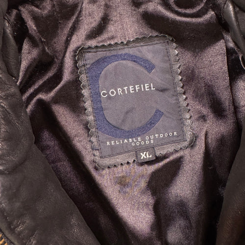 Black Vintage Leather Jacket