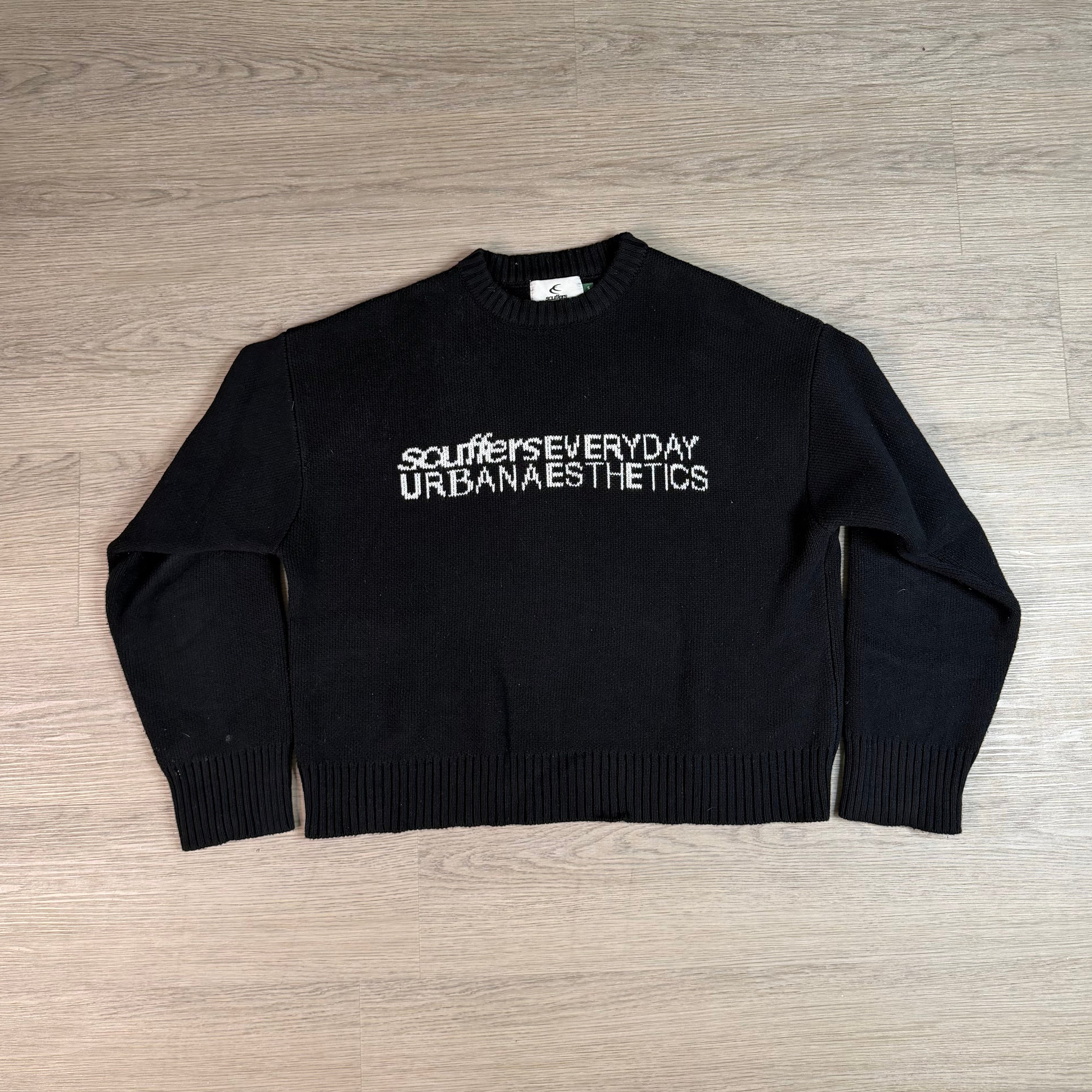 Black Knitted Sweater