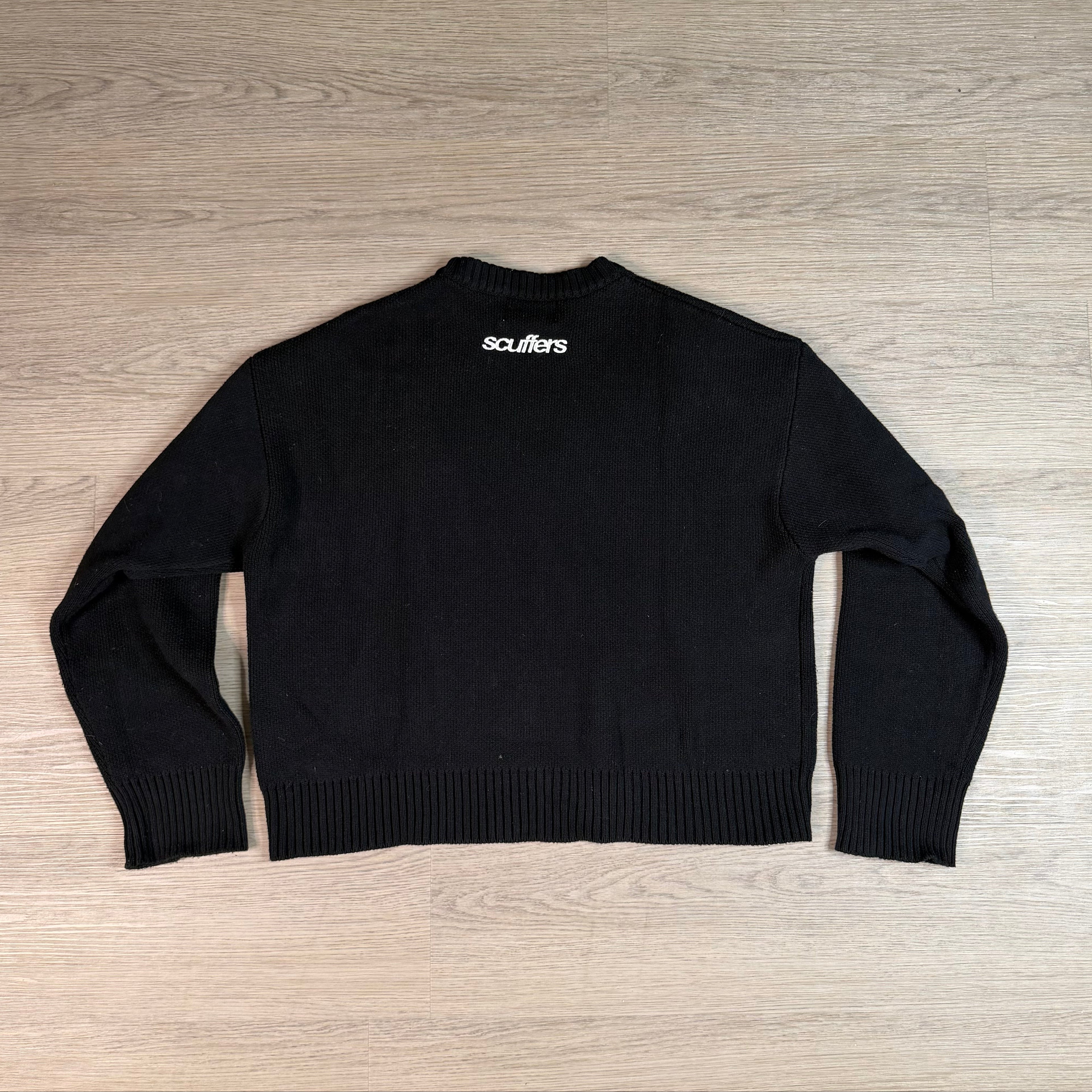 Black Knitted Sweater
