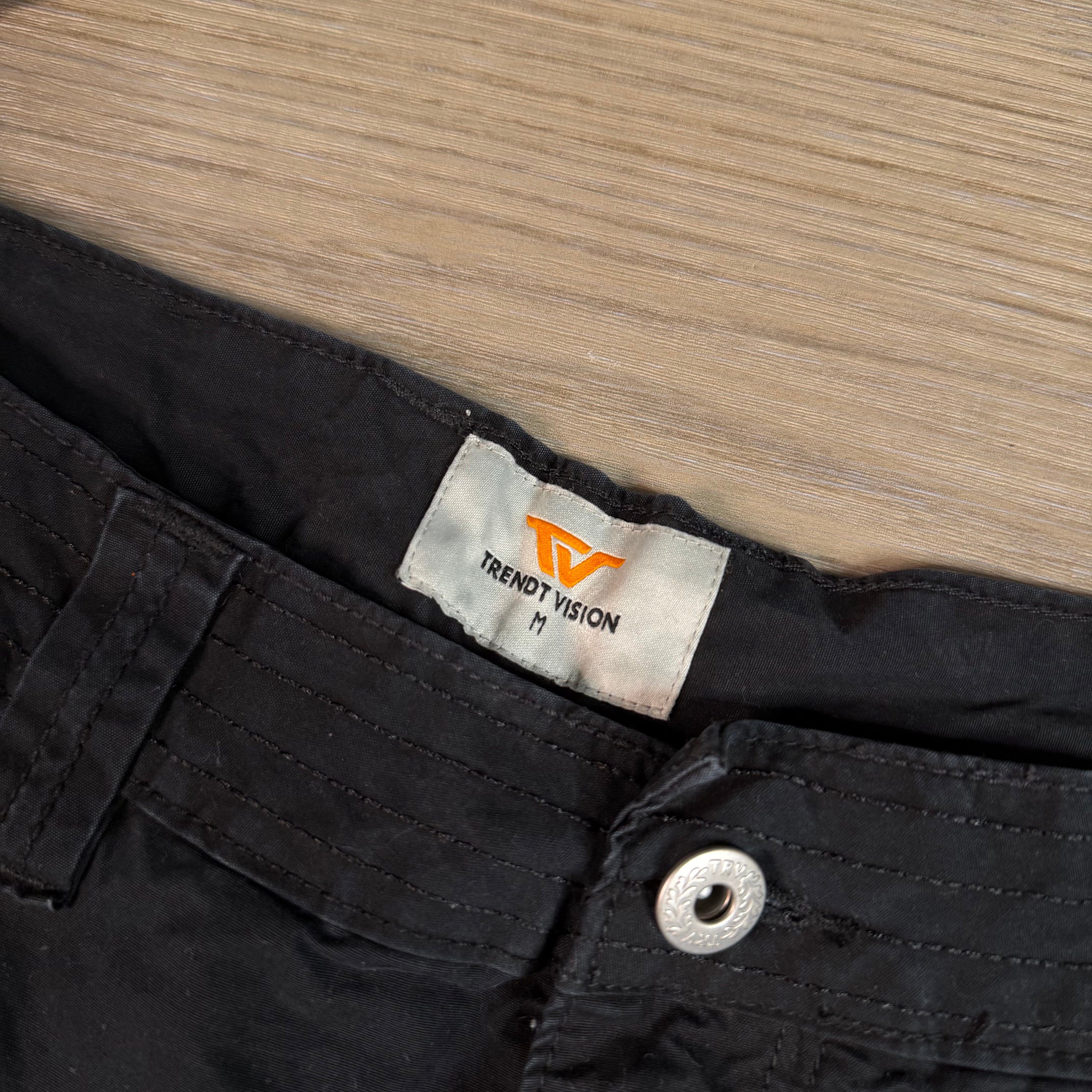 Ash Black Cargo Pants