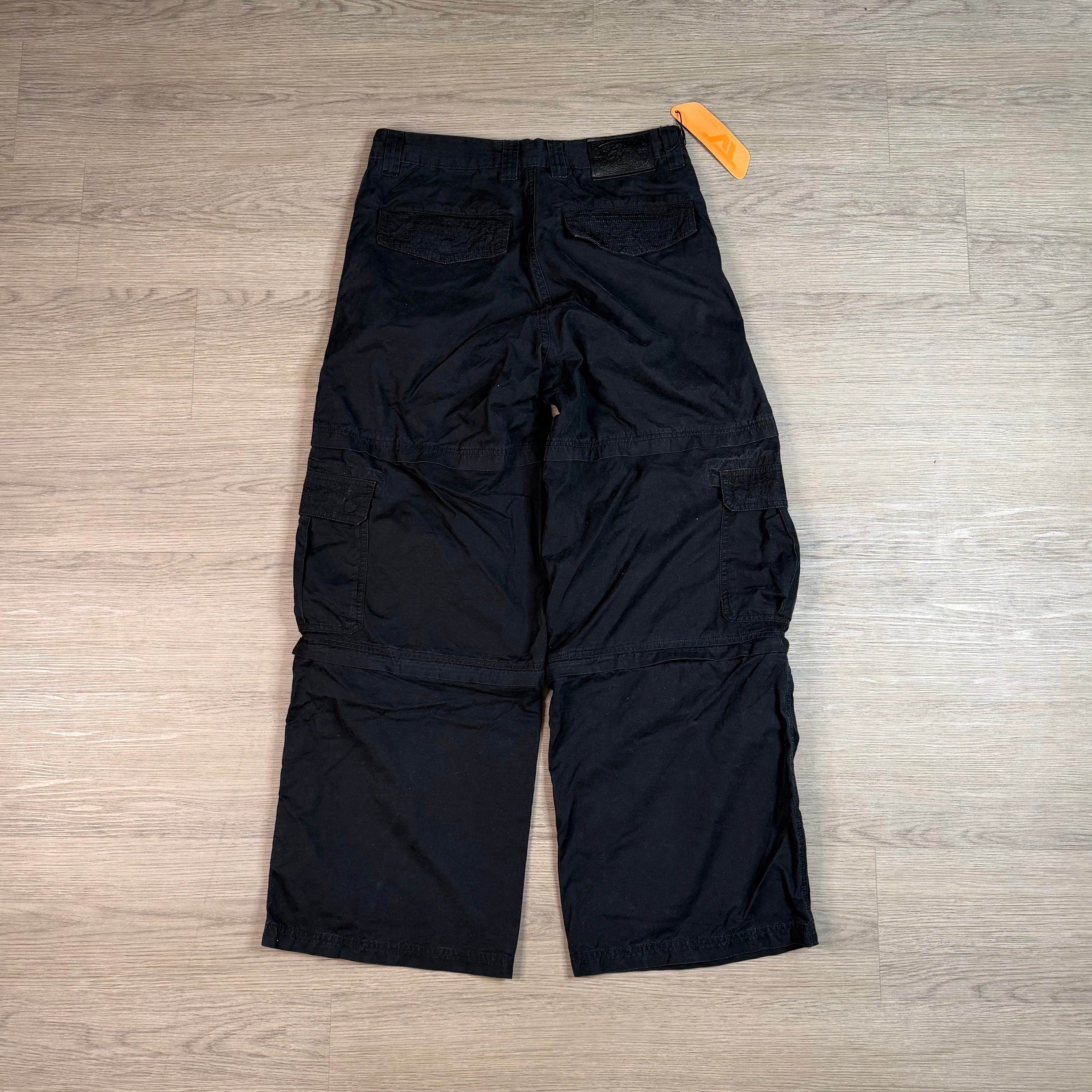 Ash Black Cargo Pants
