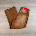 Brown Washed Denim