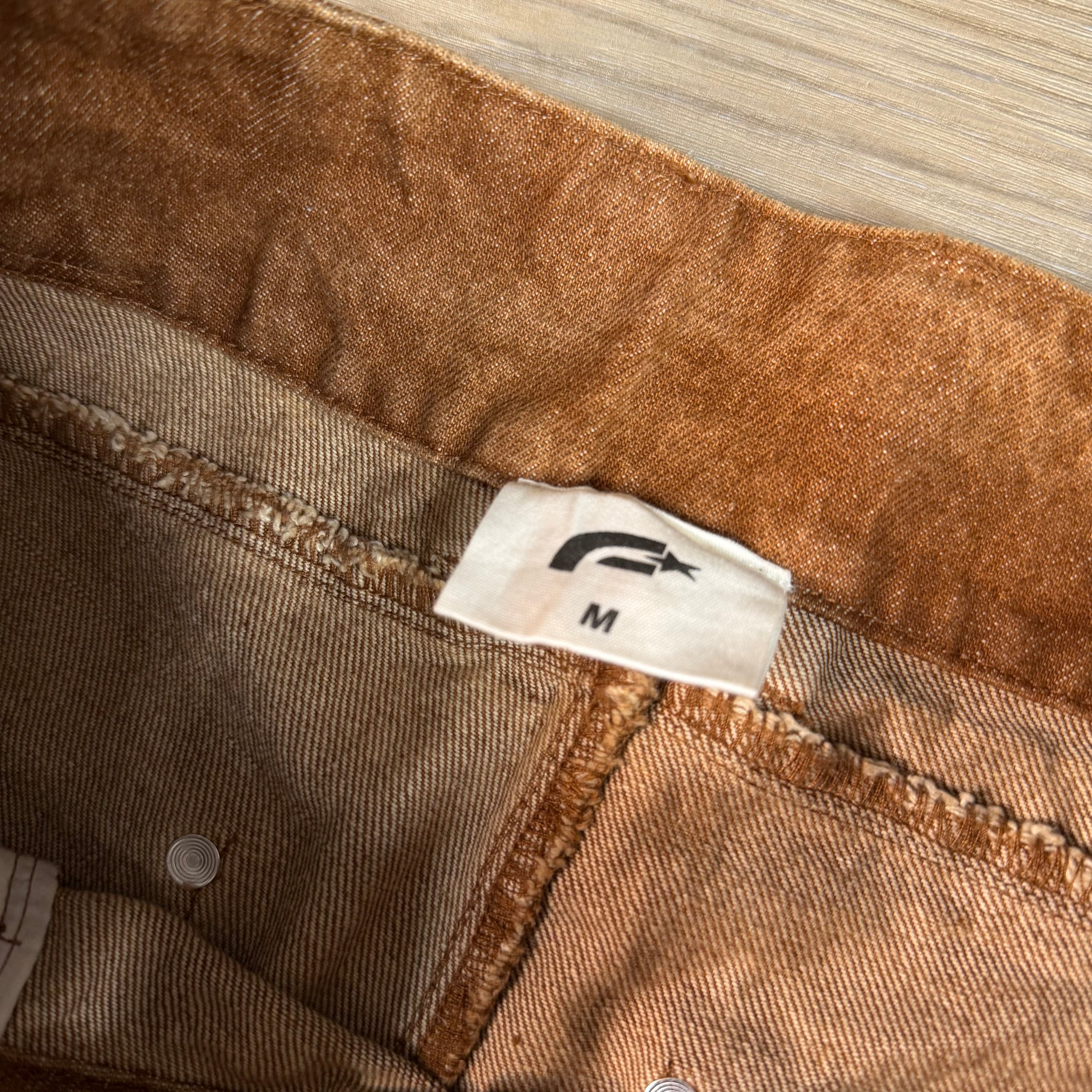 Brown Washed Denim