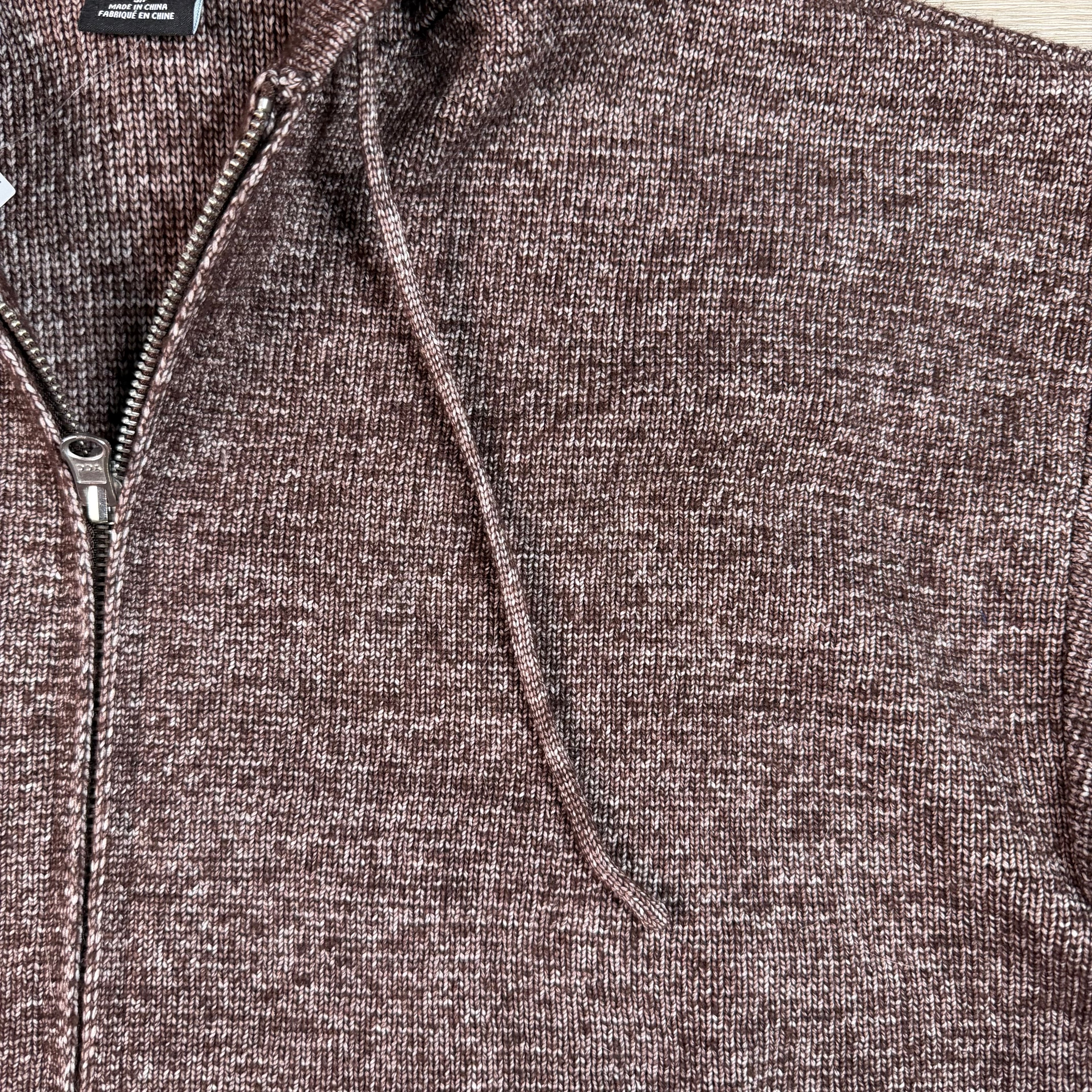 Burgundy Zip Up