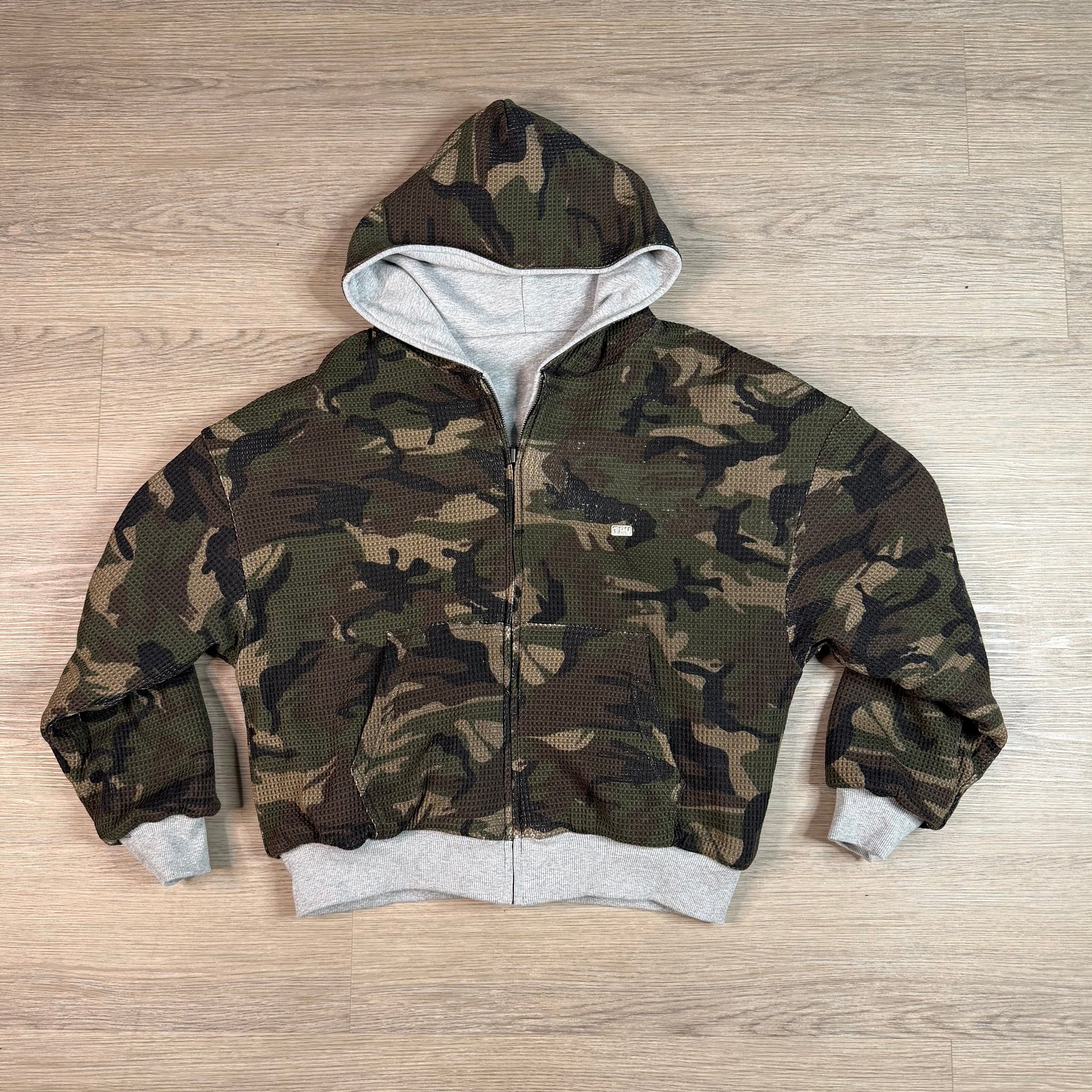 Reversible Camo Zip Up
