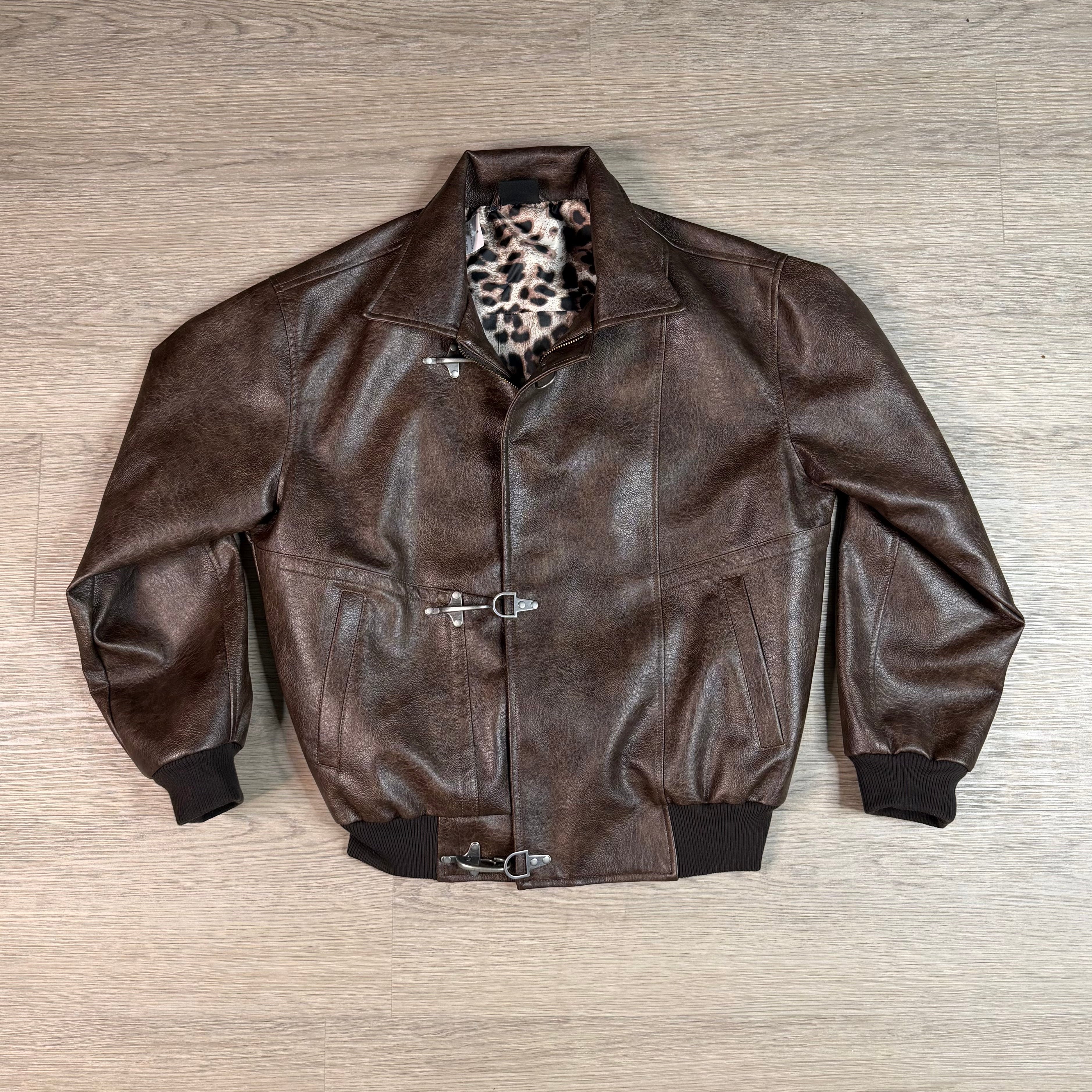 Leopard Lined Fireman Jacket
