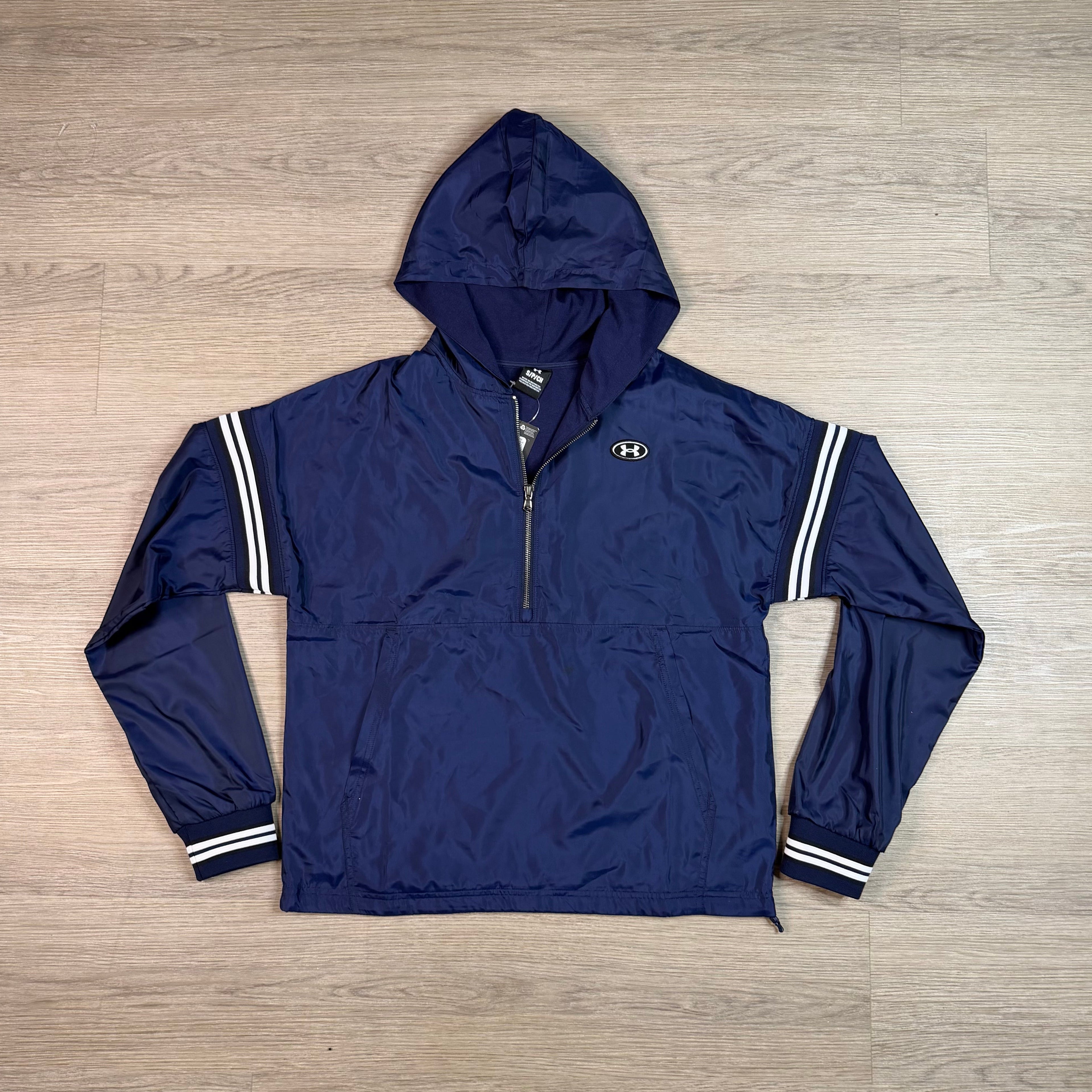 Navy Windbreaker