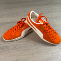 Orange Puma Suede
