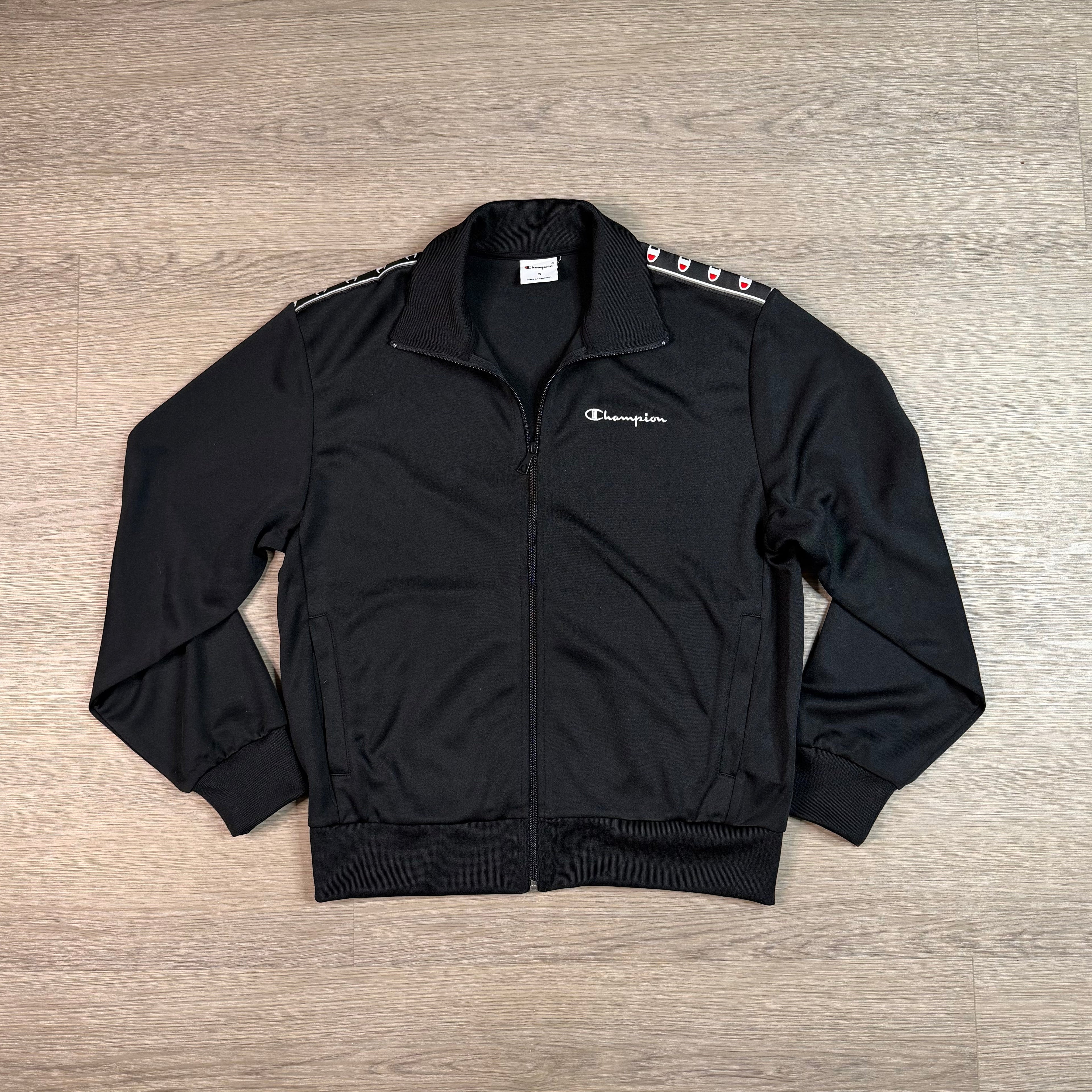 Black Champion Zip Up Jacket