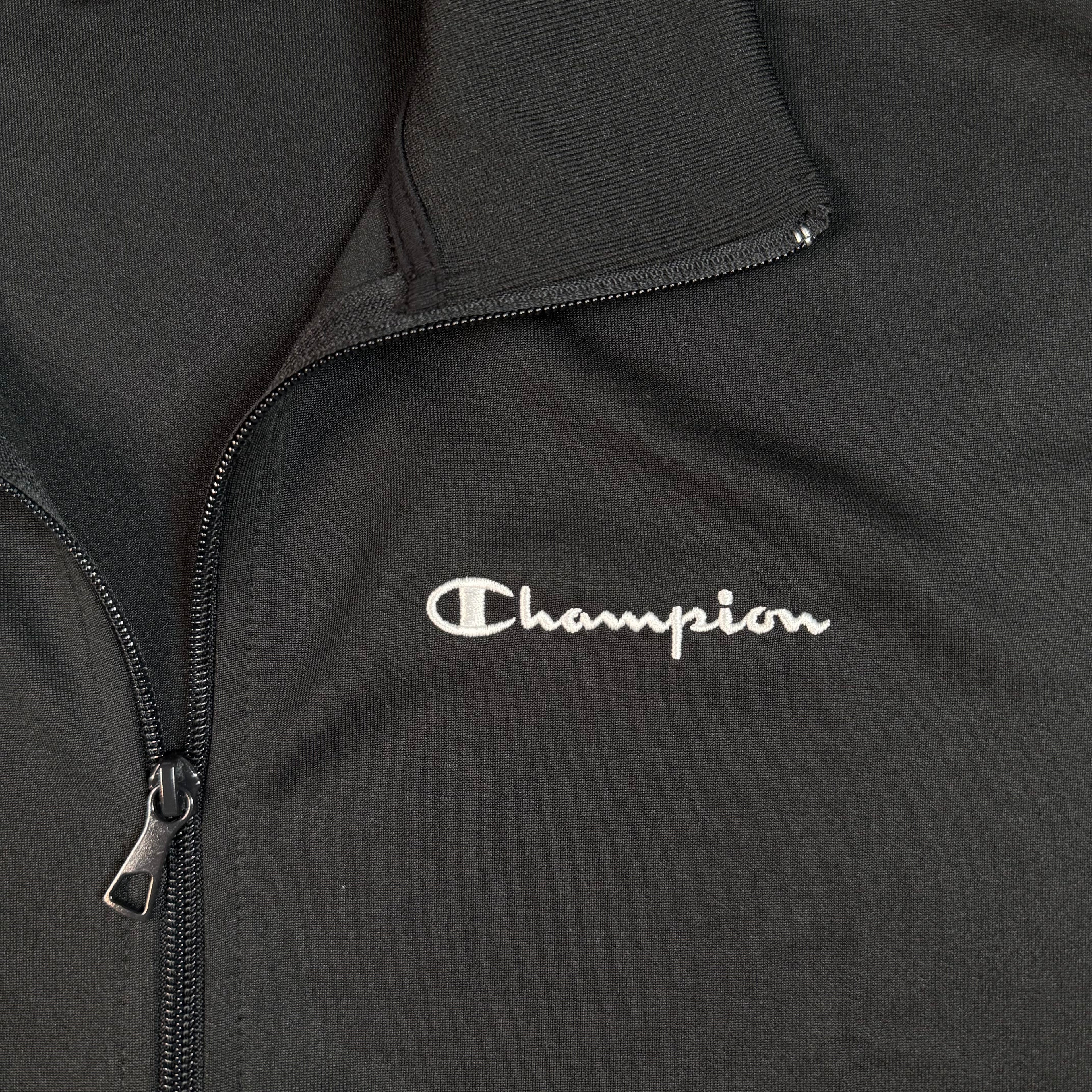 Black Champion Zip Up Jacket