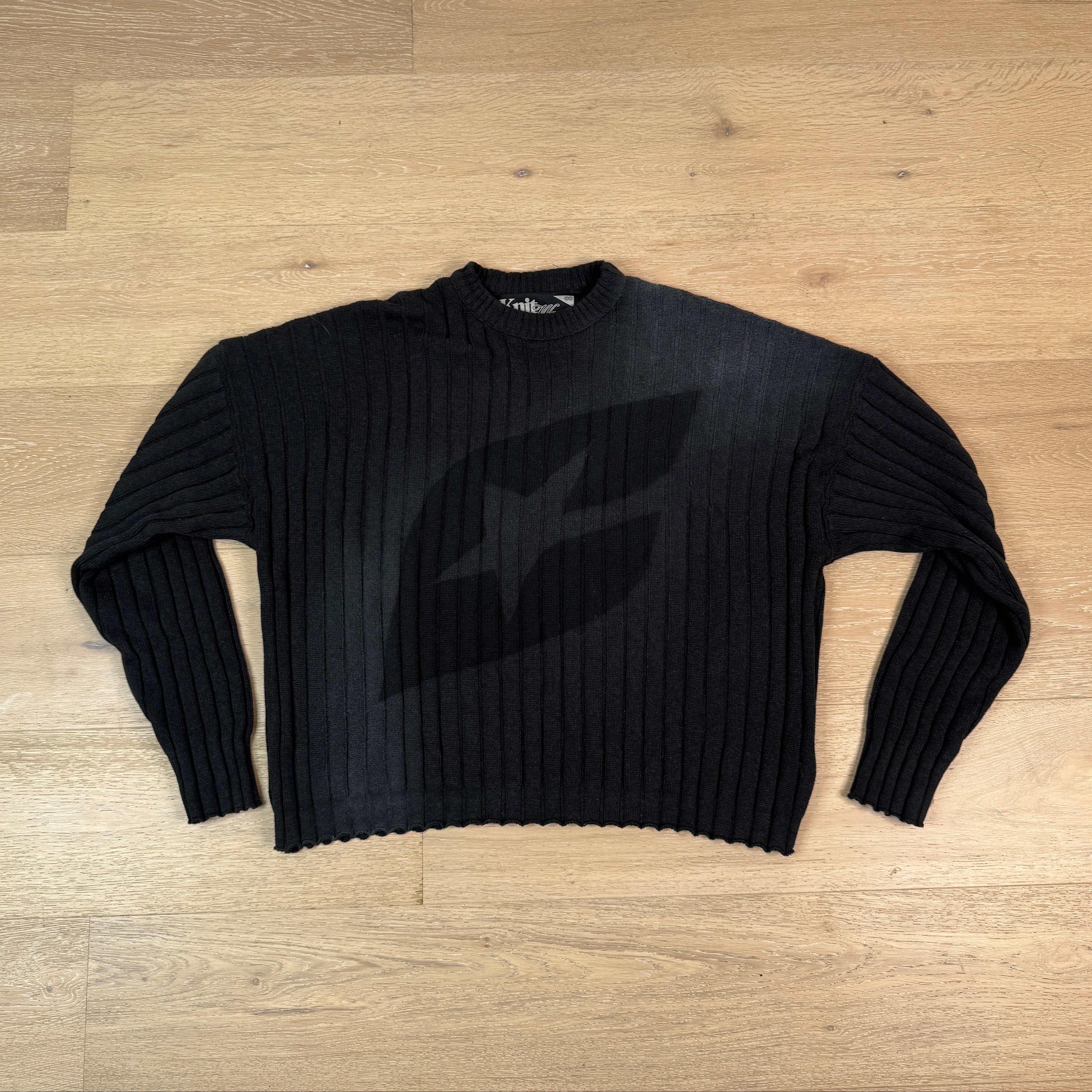 Black Knitted Sweater