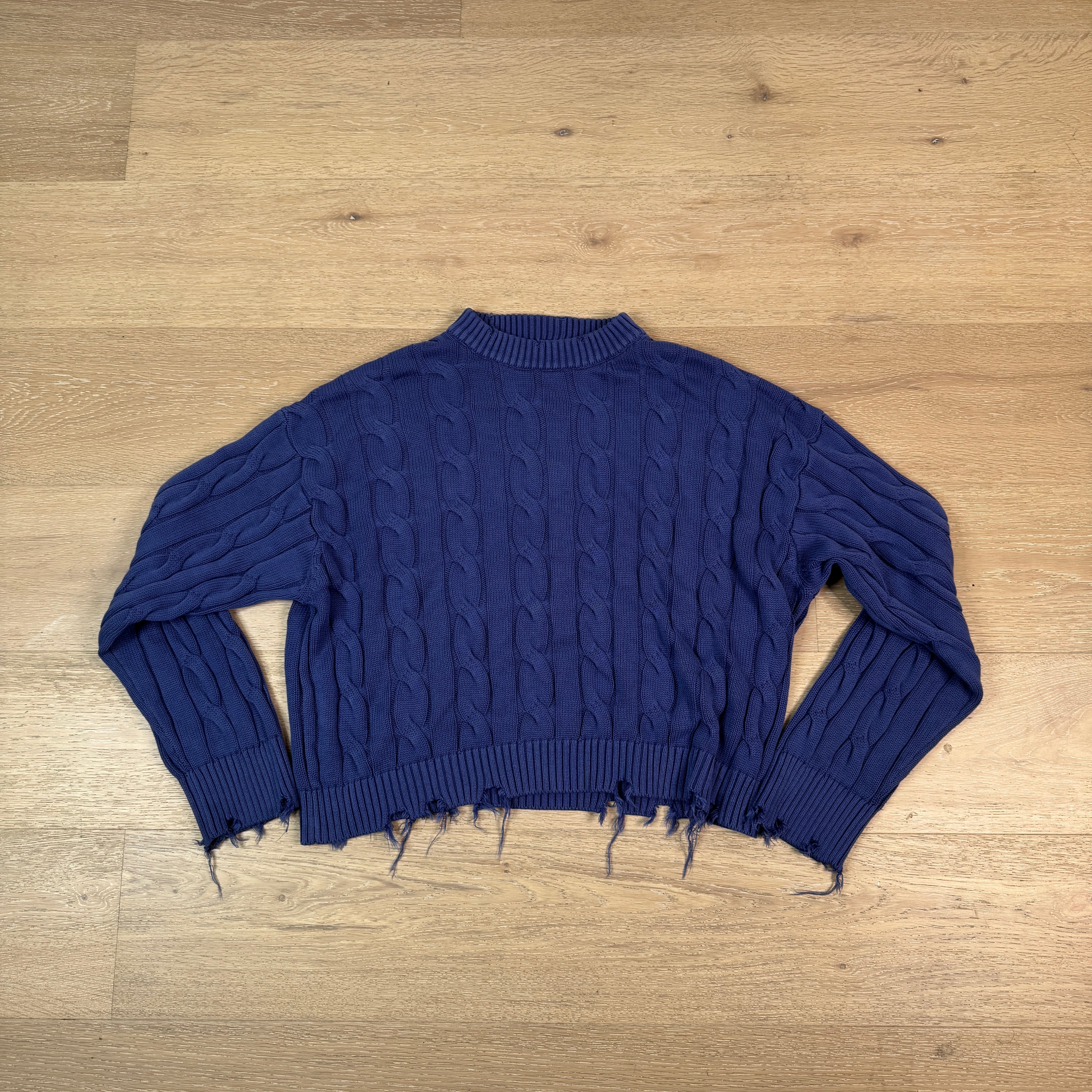 Blue Knitted Sweater