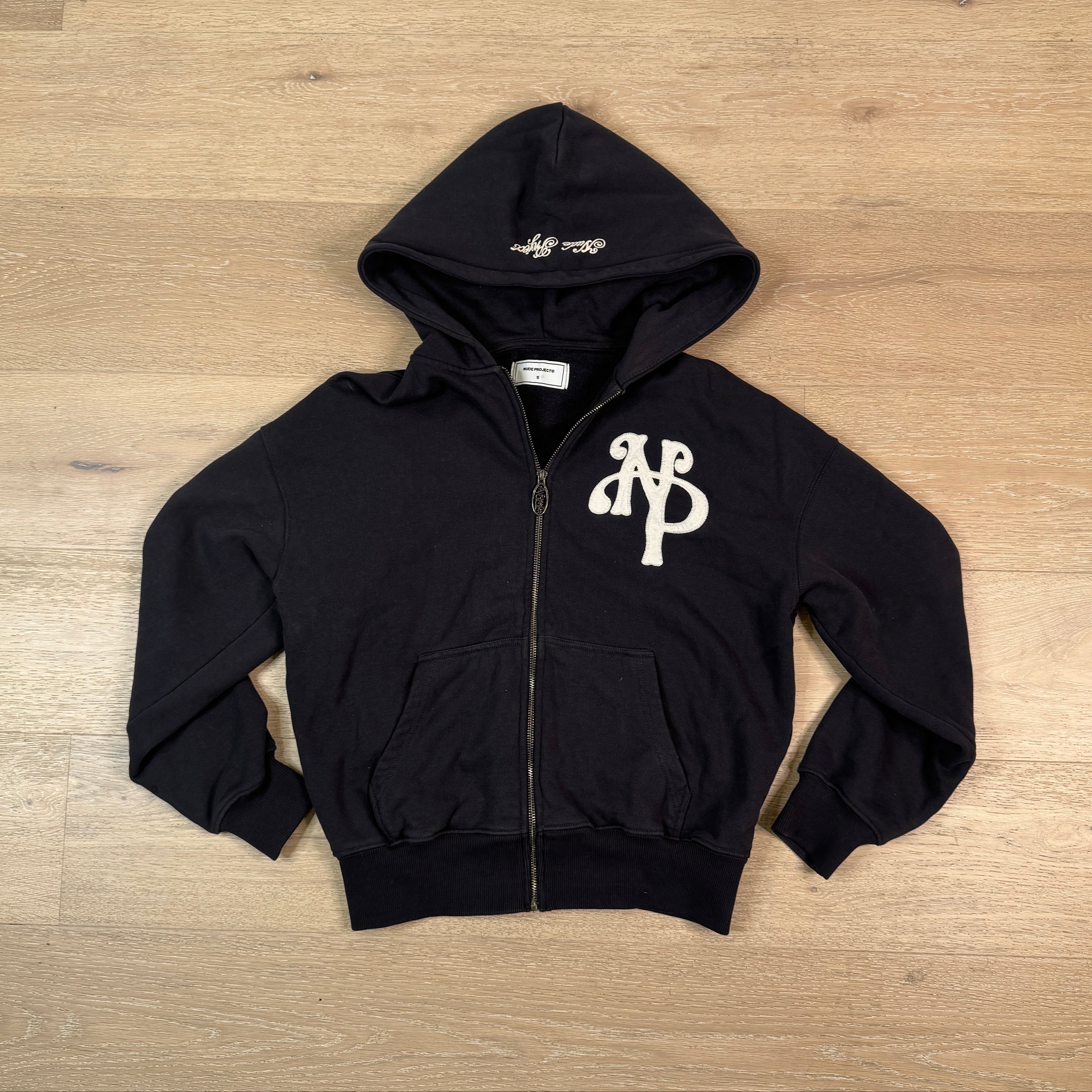 Black Zip Up Hoodie