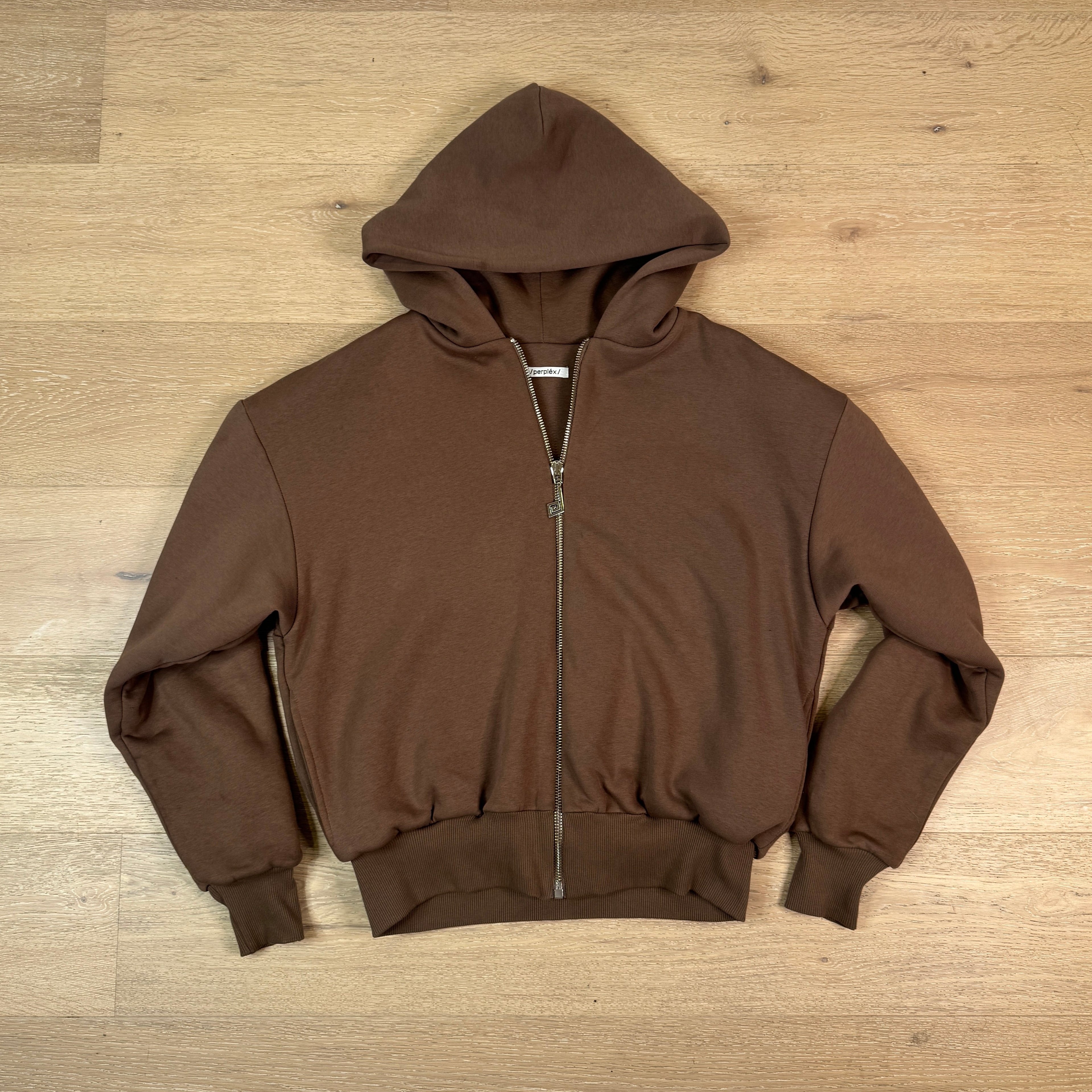 Brown Zip Up