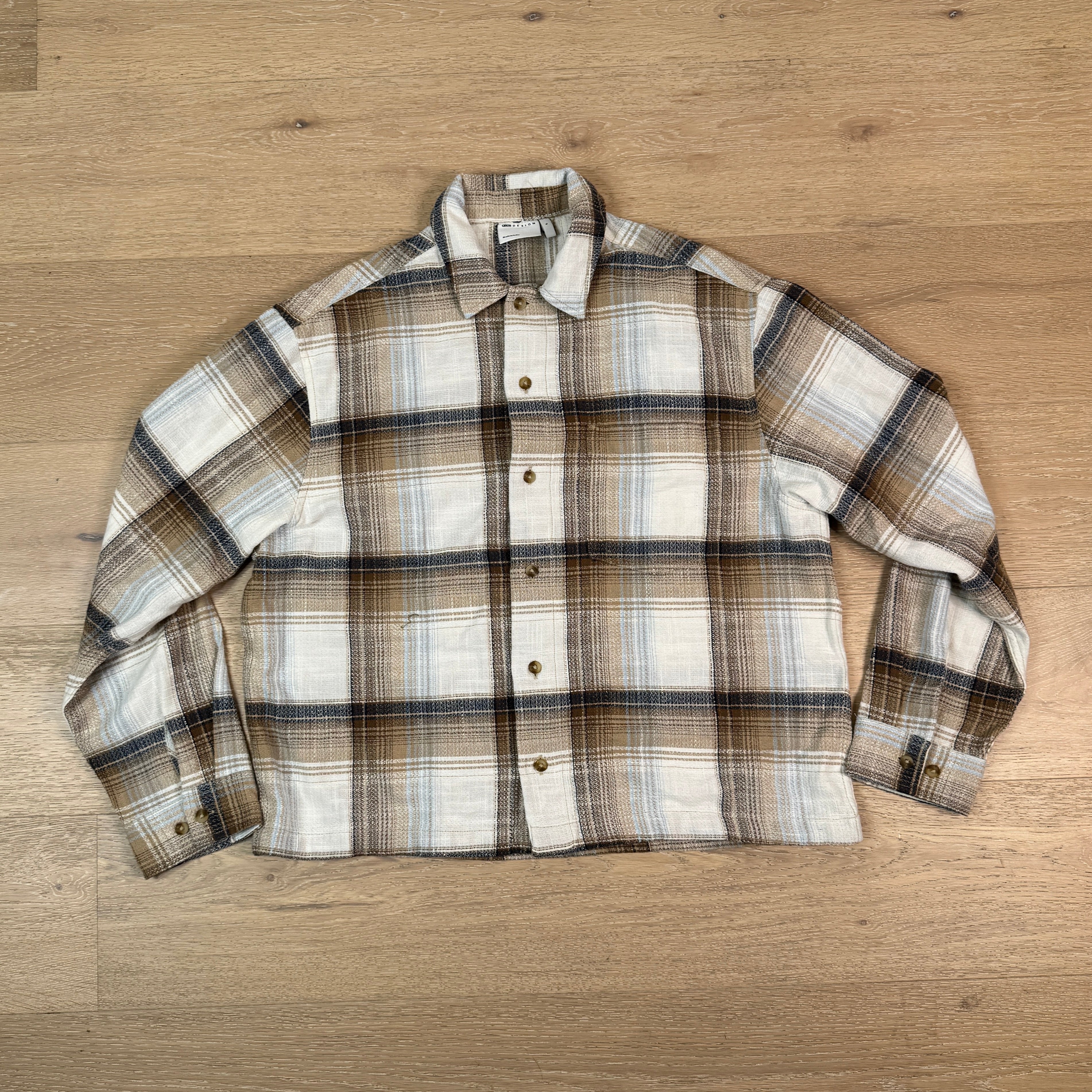 Beige & Brown Flannel