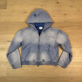 Blue Sunfaded Zip Up