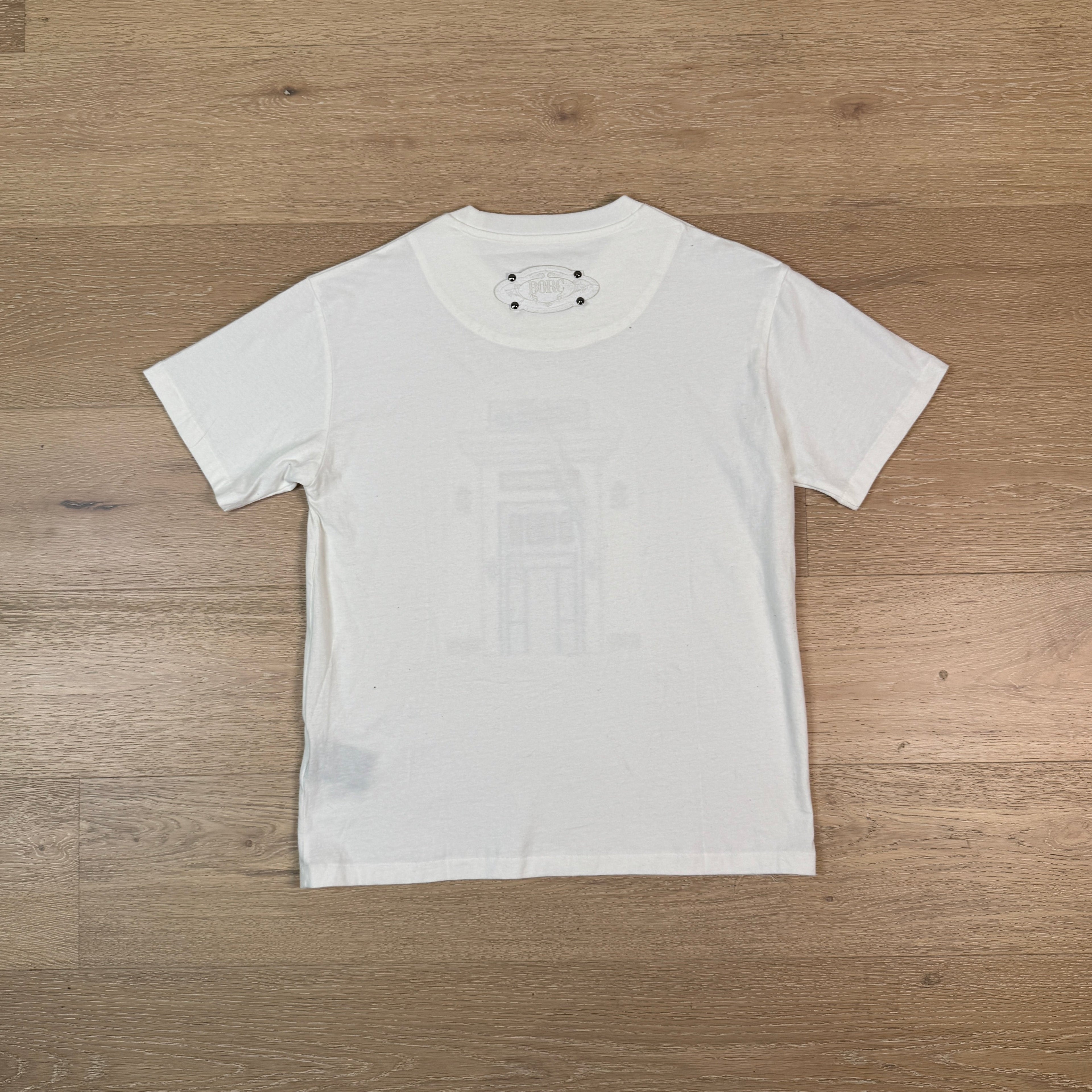 White Tee With Embroidery